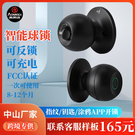 半导体指纹智能锁静音款（型号SL-SM500E）